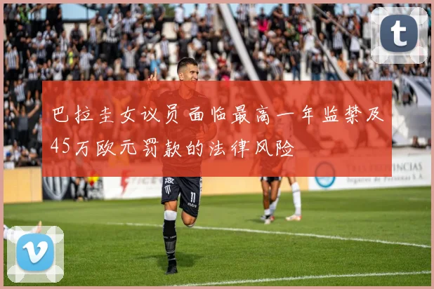 巴拉圭女议员面临最高一年监禁及45万欧元罚款的法律风险
